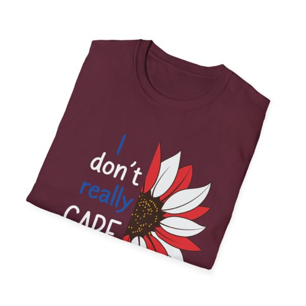 Unisex Softstyle T-Shirt - "I Don't Really CARE Margaret" - Fun Floral Graphic Tee - Image 12