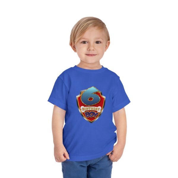 Birthday Boy Toddler Tee - 6th Birthday Celebration Shirt - Image 19