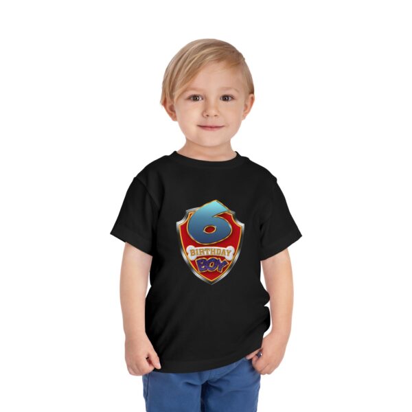 Birthday Boy Toddler Tee - 6th Birthday Celebration Shirt - Image 7