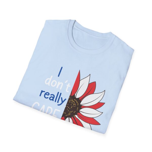 Unisex Softstyle T-Shirt - "I Don't Really CARE Margaret" - Fun Floral Graphic Tee - Image 16