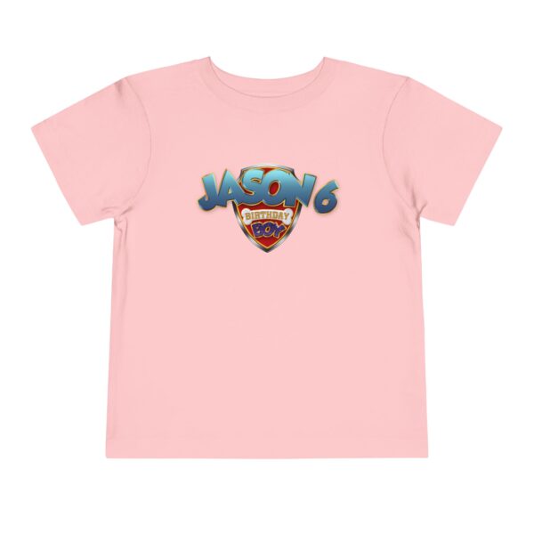 Personalized Toddler Birthday T-Shirt - Jason 6th Birthday Boy Design - Image 13