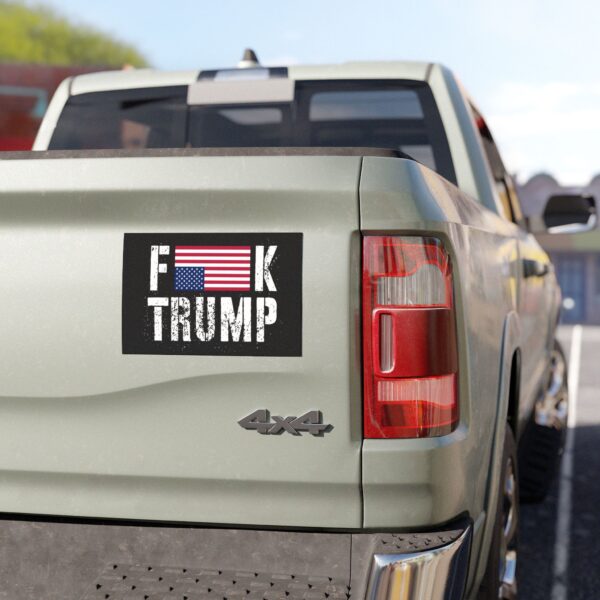 F*CK Trump Car Magnet - Bold Political Statement for Activists