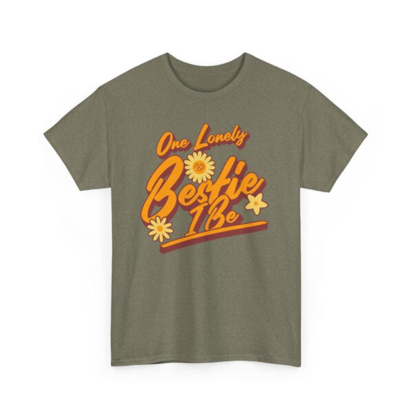 One Lonely Bestie Unisex Heavy Cotton Tee - Cute Friendship Graphic T-Shirt - Image 23