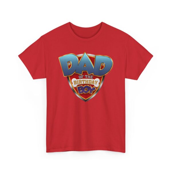 Dad of the Birthday Boy Unisex Heavy Cotton Tee – Perfect Holiday Gift for Celebrations - Image 24