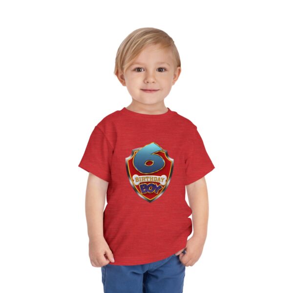 Birthday Boy Toddler Tee - 6th Birthday Celebration Shirt - Image 27