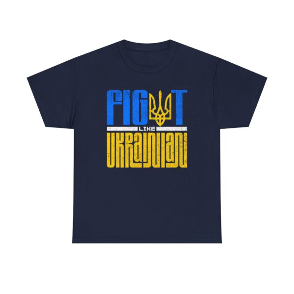 Fight Like Ukrainian Unisex Heavy Cotton Tee - Fight for Ukraine Graphic T-Shirt - Image 33