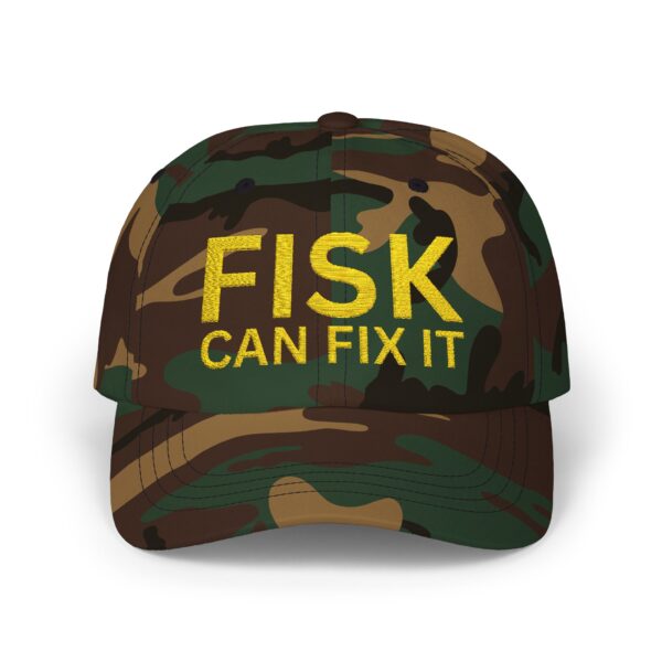 FISK Can Fix It Classic Dad Cap - Casual White Baseball Hat - Image 17