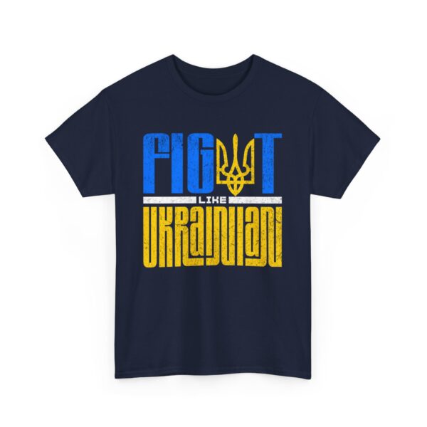 Fight Like Ukrainian Unisex Heavy Cotton Tee - Fight for Ukraine Graphic T-Shirt - Image 35