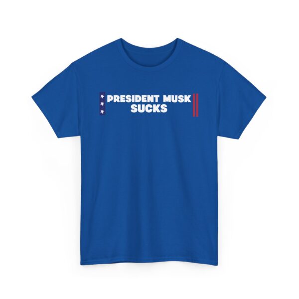 Unisex Heavy Cotton Tee - President Musk Sucks Statement Tee - Image 15