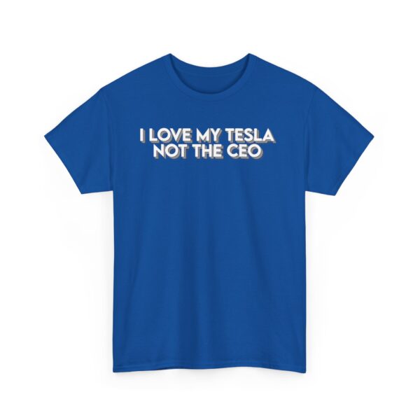 I LOVE MY TESLA THE CEO Unisex Heavy Cotton Tee - Perfect for Tesla Fans - Image 11