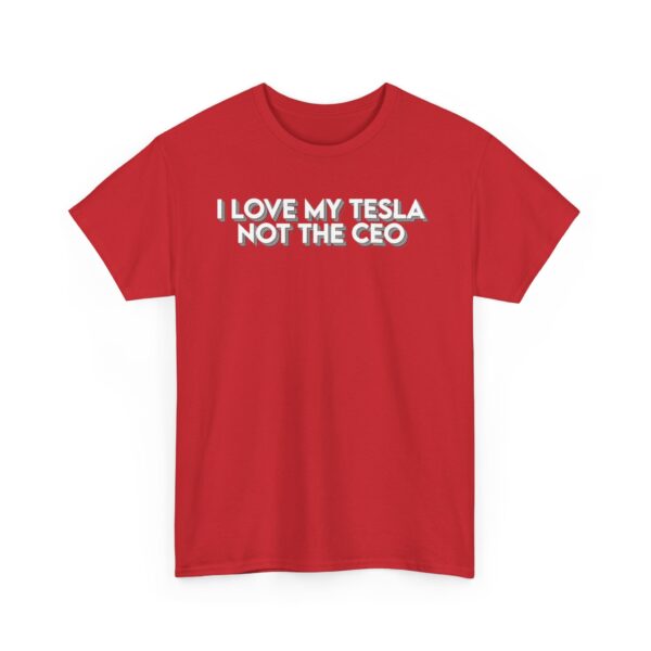 I LOVE MY TESLA THE CEO Unisex Heavy Cotton Tee - Perfect for Tesla Fans - Image 19
