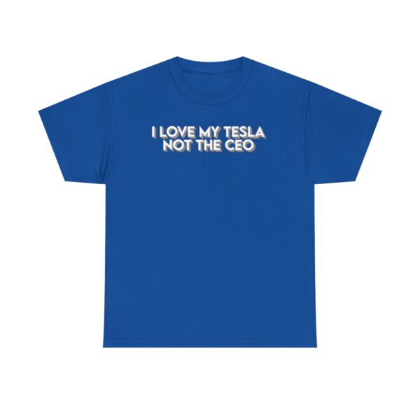 I LOVE MY TESLA THE CEO Unisex Heavy Cotton Tee - Perfect for Tesla Fans - Image 9