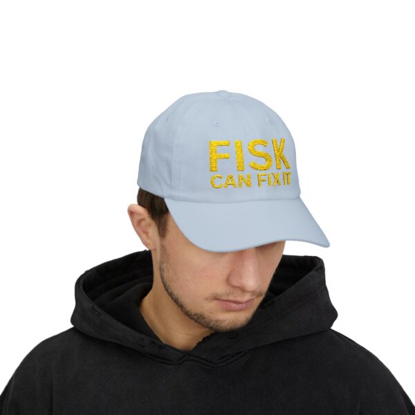 FISK Can Fix It Classic Dad Cap - Casual White Baseball Hat - Image 27