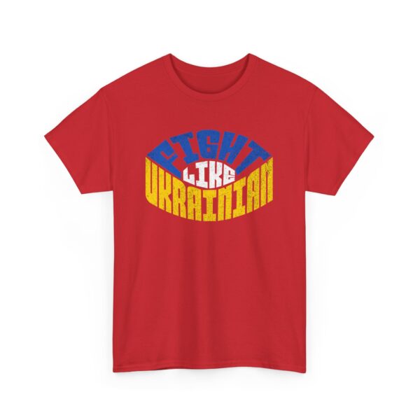 Fight Like Ukrainian Unisex Heavy Cotton Tee,  Ukraine Graphic T-Shirt - Image 43