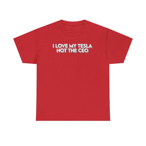 I LOVE MY TESLA THE CEO Unisex Heavy Cotton Tee - Perfect for Tesla Fans - Image 17
