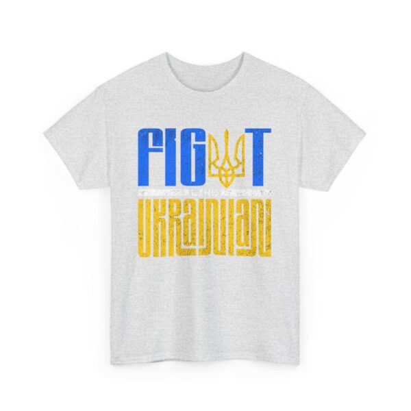 Fight Like Ukrainian Unisex Heavy Cotton Tee - Fight for Ukraine Graphic T-Shirt - Image 7