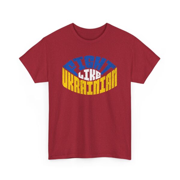 Fight Like Ukrainian Unisex Heavy Cotton Tee,  Ukraine Graphic T-Shirt - Image 47