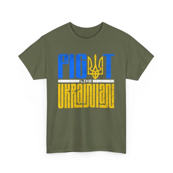 Fight Like Ukrainian Unisex Heavy Cotton Tee - Fight for Ukraine Graphic T-Shirt - Image 19