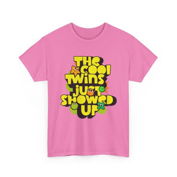 Cool Twins Just Showed Up Unisex Heavy Cotton Tee - Fun Graphic T-Shirt for Any Occasion - Image 31