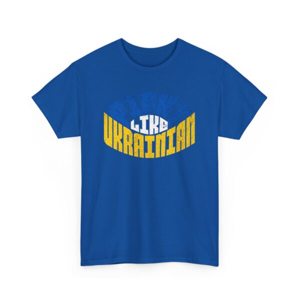 Fight Like Ukrainian Unisex Heavy Cotton Tee,  Ukraine Graphic T-Shirt - Image 31