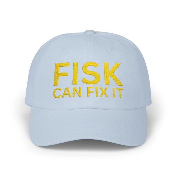 FISK Can Fix It Classic Dad Cap - Casual White Baseball Hat - Image 25