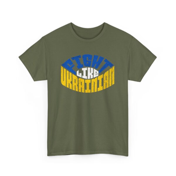 Fight Like Ukrainian Unisex Heavy Cotton Tee,  Ukraine Graphic T-Shirt - Image 19