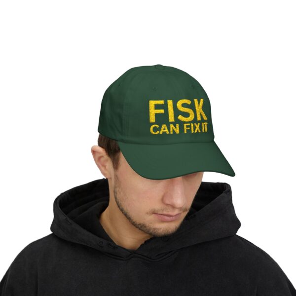 FISK Can Fix It Classic Dad Cap - Casual White Baseball Hat - Image 23