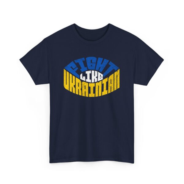 Fight Like Ukrainian Unisex Heavy Cotton Tee,  Ukraine Graphic T-Shirt - Image 35