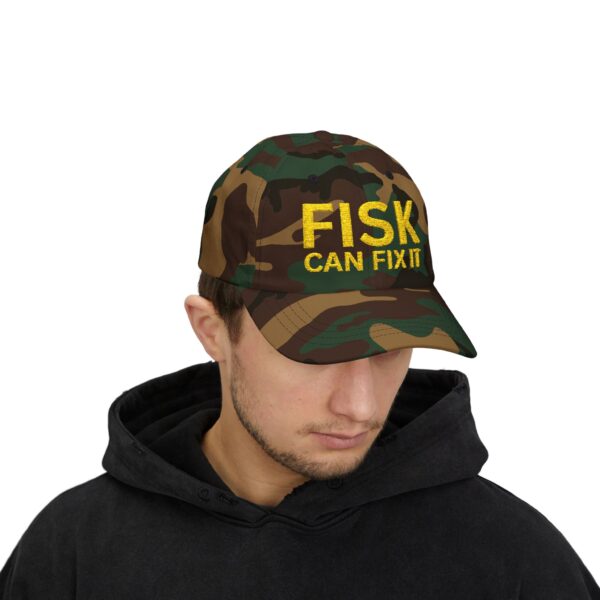 FISK Can Fix It Classic Dad Cap - Casual White Baseball Hat - Image 19