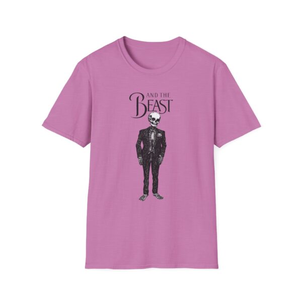 Skeletal Beast Graphic T-Shirt - Unisex Softstyle Tee for Halloween & Casual Wear - Image 11