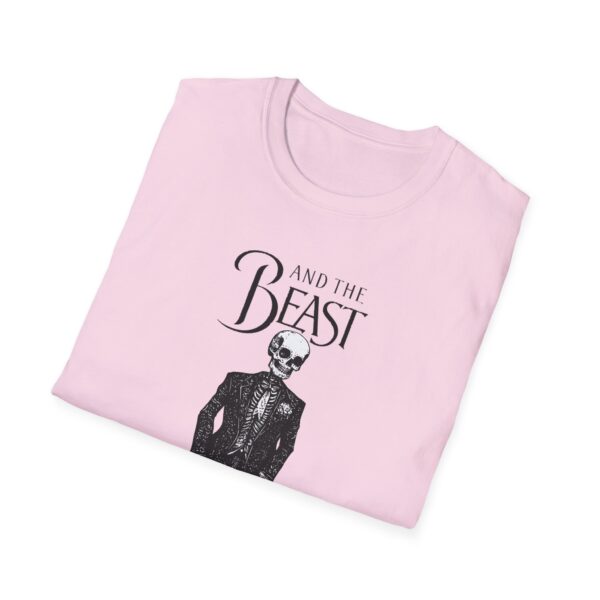 Skeletal Beast Graphic T-Shirt - Unisex Softstyle Tee for Halloween & Casual Wear - Image 15