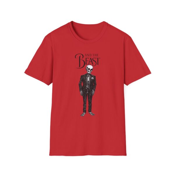 Skeletal Beast Graphic T-Shirt - Unisex Softstyle Tee for Halloween & Casual Wear - Image 20