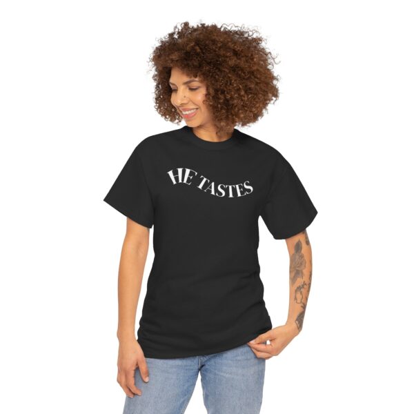 He tates funny couple matching t-shirt, Sinners movie funny couple Unisex Heavy Cotton Tshirt - Image 6