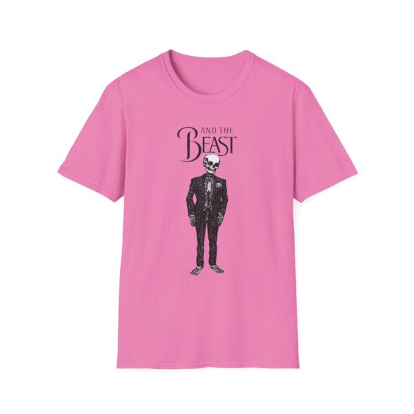 Skeletal Beast Graphic T-Shirt - Unisex Softstyle Tee for Halloween & Casual Wear - Image 16