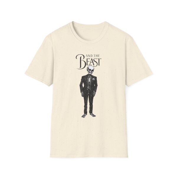 Skeletal Beast Graphic T-Shirt - Unisex Softstyle Tee for Halloween & Casual Wear - Image 7