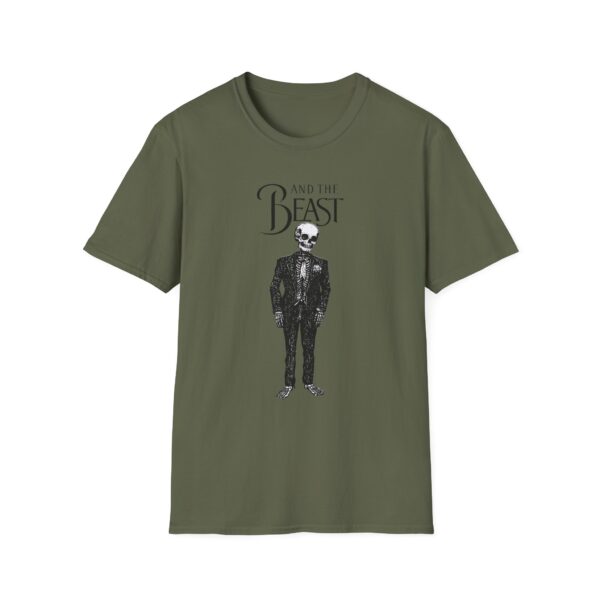 Skeletal Beast Graphic T-Shirt - Unisex Softstyle Tee for Halloween & Casual Wear - Image 25