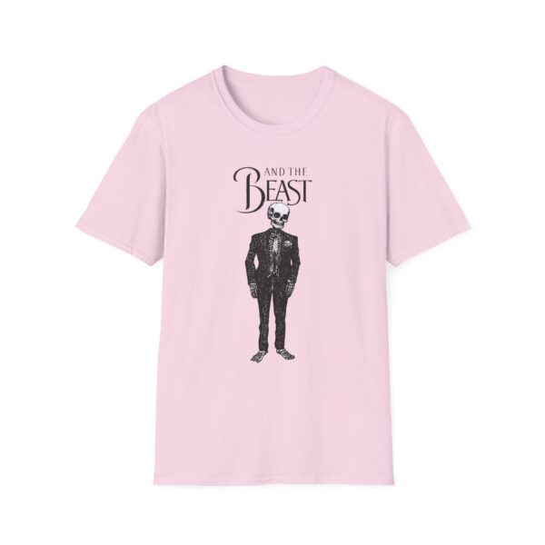 Skeletal Beast Graphic T-Shirt - Unisex Softstyle Tee for Halloween & Casual Wear - Image 12