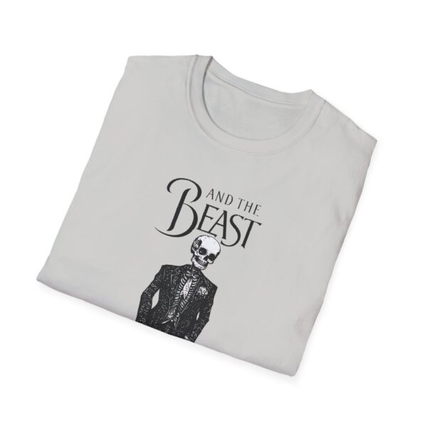 Skeletal Beast Graphic T-Shirt - Unisex Softstyle Tee for Halloween & Casual Wear - Image 24