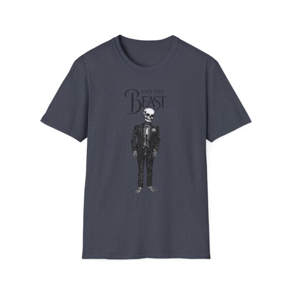 Skeletal Beast Graphic T-Shirt - Unisex Softstyle Tee for Halloween & Casual Wear - Image 10