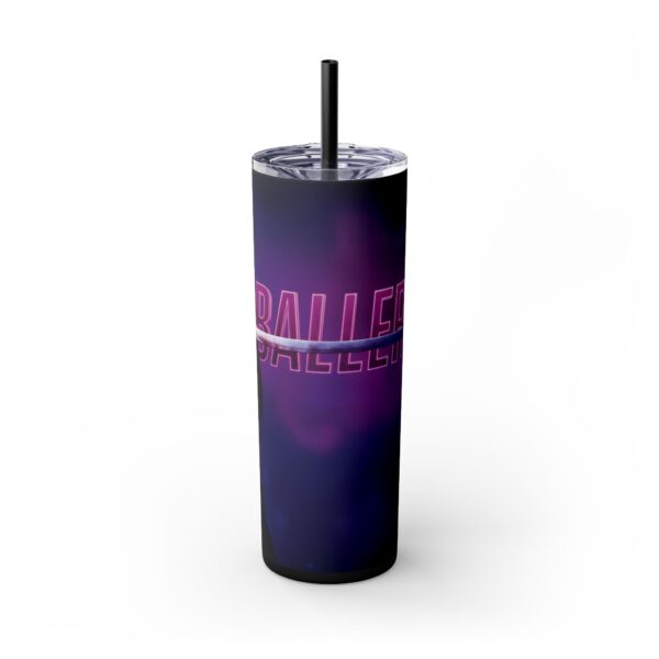 Ballerina 2025 Skinny Tumbler with Straw - 20oz - Image 2