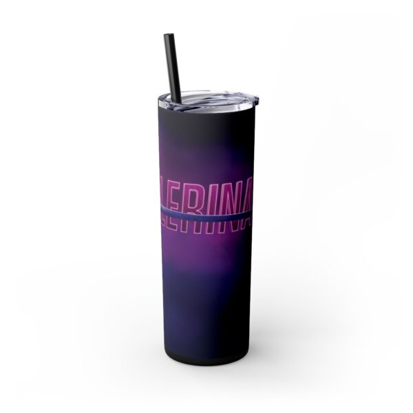 Ballerina 2025 Skinny Tumbler with Straw - 20oz - Image 5